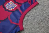 2024-25 BAR Red-Blue Tank top and shorts suit