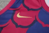 2024-25 BAR Red-Blue Tank top and shorts suit