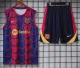 2024-25 BAR Red-Blue Tank top and shorts suit