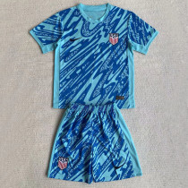 2024-25 USA Blue GoalKeeper Kids Soccer Jersey
