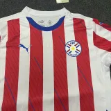 2024-25 Paraguay Home Fans Soccer Jersey