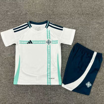 2024-25 Northern Ireland Away Kids Soccer Jersey