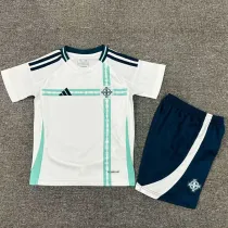 2024-25 Northern Ireland Away Kids Soccer Jersey