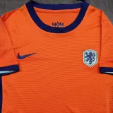 2024-25 Netherlands Home Kids Soccer Jersey
