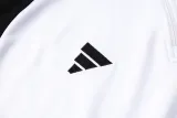 2024-25 Germany White Half Pull Tracksuit (半拉链)