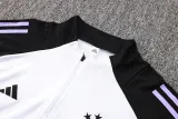 2024-25 Germany White Half Pull Tracksuit (半拉链)