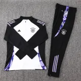 2024-25 Germany White Half Pull Tracksuit (半拉链)