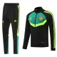 2024-25 Man Utd Black Green Jacket Tracksuit #03