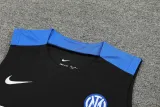 2024-25 INT Black Tank top and shorts suit (条纹)