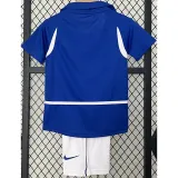 2002 Brazil Away Kids Retro Soccer Jersey