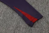 2024-25 England Purple Blue Half Pull Tracksuit (半拉链)