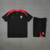 2024-25 Portugal Black Training Short Suit