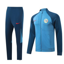 2024-25 Club America Blue Jacket Tracksuit #01