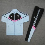 2024-25 JUV Grey Blue Jacket Tracksuit #03