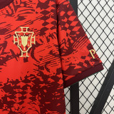 2024-25 Portugal Red Training Shirts