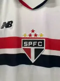 2024-25 Sao Paulo Home Long Sleeve Soccer Jersey (长袖)