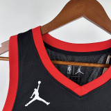 2023-24 Rockets SENGUN #28 Black Top Quality Hot Pressing NBA Jersey (Trapeze Edition)飞人版