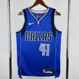 2022-23 Dallas Mavericks NOWITZKI #41 Blue Home Top Quality Hot Pressing NBA Jersey