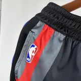 2023-24 NETS Black City Edition Top Quality NBA Pants (涂鸦)
