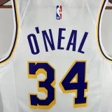 2022-23 LAKERS O'NEAL #34 White Top Quality Hot Pressing NBA Jersey(圆领)
