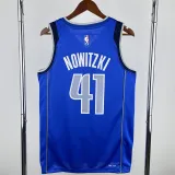 2022-23 Dallas Mavericks NOWITZKI #41 Blue Home Top Quality Hot Pressing NBA Jersey