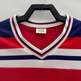 1980 England Away Red Retro Soccer Jersey