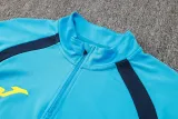 2024 JOM Lake Blue Half Pull Tracksuit (半拉链)