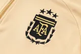 2024-25 Argentina Earthy Yellow Half Pull Tracksuit (半拉链)