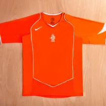 2004 Netherlands Home Retro Soccer Jersey