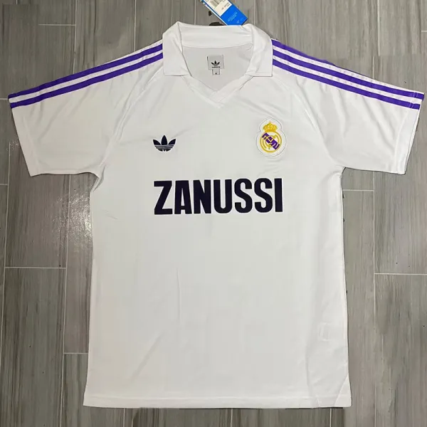 1984-1985 RMA Home Retro Soccer Jersey