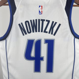 2022-23 Dallas Mavericks NOWITZKI #41 White Home Top Quality Hot Pressing NBA Jersey