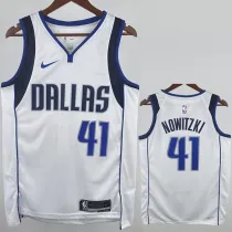 2022-23 Dallas Mavericks NOWITZKI #41 White Home Top Quality Hot Pressing NBA Jersey