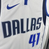 2022-23 Dallas Mavericks NOWITZKI #41 White Home Top Quality Hot Pressing NBA Jersey