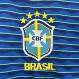 2024-25 Brazil Away Kids Soccer Jersey