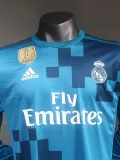 2017-2018 RMA Third Player Version 长袖球员 Long Sleeve Retro Soccer Jersey
