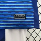 2024-25 Brazil Away Kids Soccer Jersey