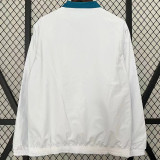 2017-2018 RMA White & Blue Retro Double Sided Windbreaker (双面风衣)