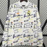 2024-25 RMA White & White Double Sided Windbreaker (双面风衣)(涂鸦)