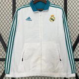 2017-2018 RMA White & Blue Retro Double Sided Windbreaker (双面风衣)
