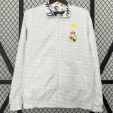2024-25 RMA White & White Double Sided Windbreaker (双面风衣)(涂鸦)