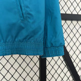 2017-2018 RMA White & Blue Retro Double Sided Windbreaker (双面风衣)