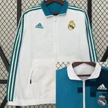 2024-25 RMA White & Blue Double Sided Windbreaker (双面风衣)