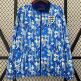 2024-25 England Royal blue & Blue Double Sided Windbreaker (双面风衣)