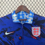 2024-25 England Royal blue & Blue Double Sided Windbreaker (双面风衣)