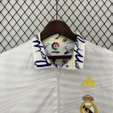 2024-25 RMA White & White Double Sided Windbreaker (双面风衣)(涂鸦)