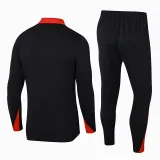 2024-25 Portugal Black Half Pull Tracksuit (半拉链)