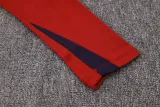 2024-25 England Jujube Red Half Pull Tracksuit (半拉链)