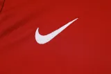 2024-25 England Jujube Red Half Pull Tracksuit (半拉链)