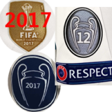 2017-2018 RMA Home Player Version 长袖球员 Long Sleeve Retro Soccer Jersey