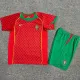 2004 Portugal Home Kids Retro Soccer Jersey